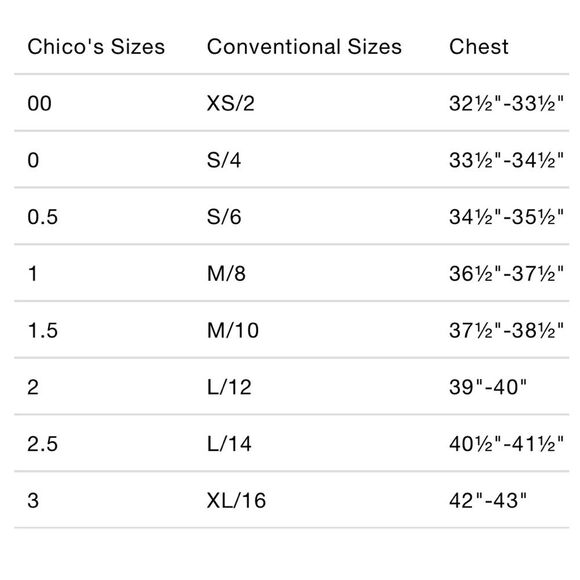 Chico's Size 2 (L) White 3/4 long sleeve top Basic T-Shirt Large Sz 12 - Picture 8 of 8